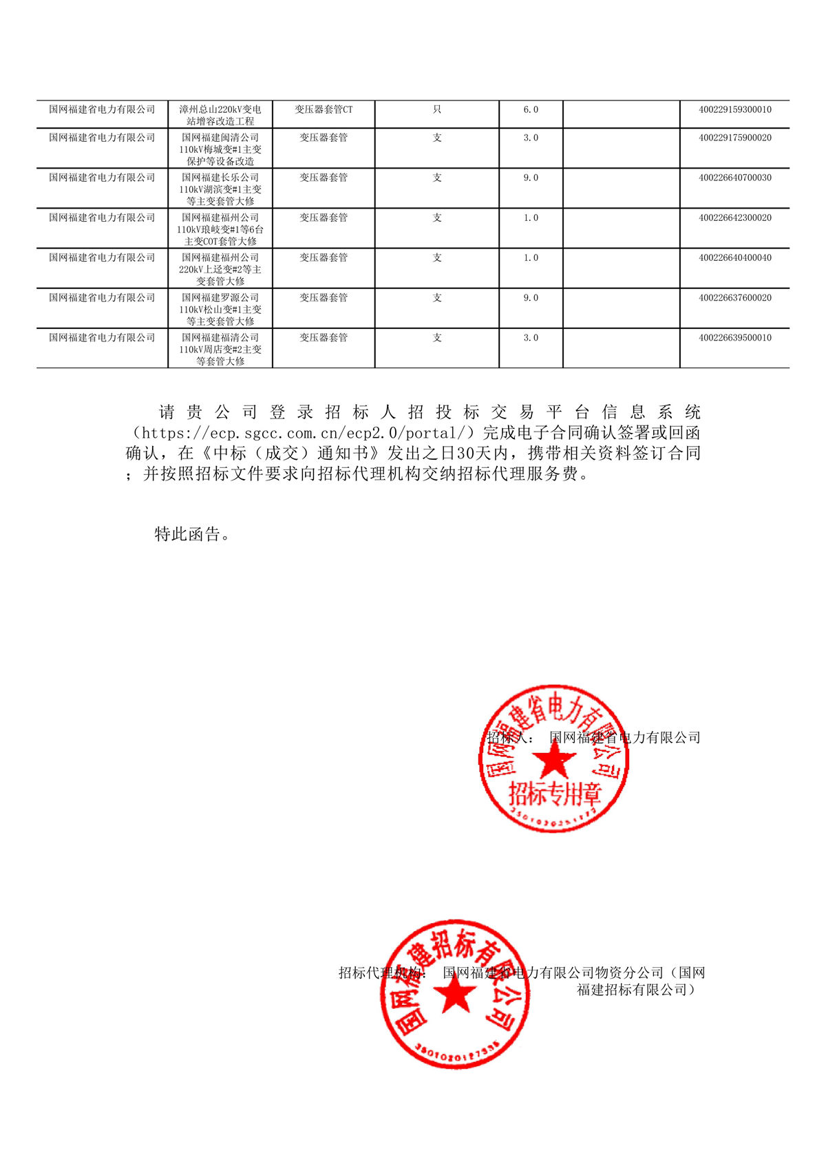 2024.03.22 福建中标通知书