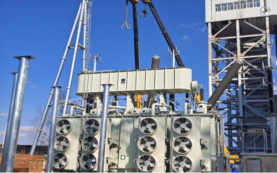 550kV干式变压器套管在华能九台热电厂投运